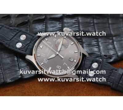 IWC BIG PILOT 5004 GRAY DIAL FAUX POWER RESERVE FROM BP