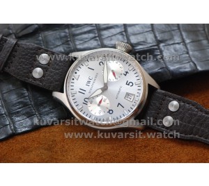 IWC BIG PILOT 5004 POWER RESERVE WHITE DIAL. A51011 MOVEMENT FROM YLF