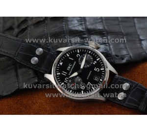IWC BIG PILOT 5004 POWER RESERVE BLACK DIAL. A51011 MOVEMENT FROM YLF