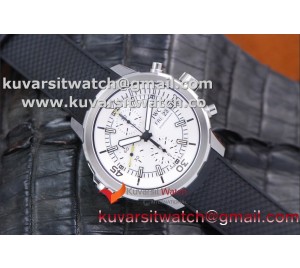 1:1 IWC AQUATIMER IW3768 SS WHITE DIAL FROM '' V6F '' A7750