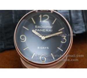 BEST EDITION PANERAI PAM581 TABLE CLOCK ROSE GOLD 65MM 8 DAYS FROM '' KW ''