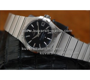 OMEGA CONSTELLATION 38MM SS/SS.BLACK DIAL FROM "V6F " BEST EDITION