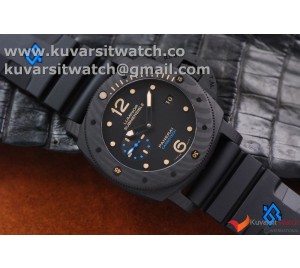 BEST EDITION PANERAI PAM 616 CARBOTECH REAL CARBON. SUPER CLONE P.9000 MOVEMENT FROM VSF