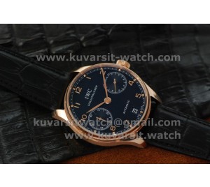 1:1 IWC PORTUGUESE POWER RESERVE IW500115 RG/BLACK. A52010 FROM "ZF"
