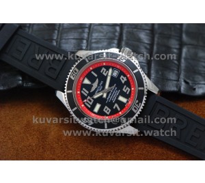 BREITLING SUPEROCEAN SS/RU - BLACK RED. A2824. BEST EDITION