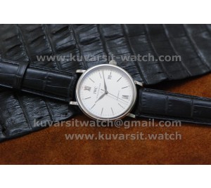 BEST EDITION IWC PORTOFINO IW356501 WHITE DIAL A2892 AUTOMATIC MOVEMENT FROM '' MKF ''