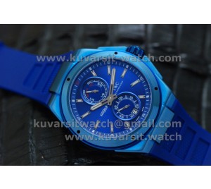 IWC  INGENIEUR POWER RESERVE ASIAN 21J AUTOMATIC MOVEMENT.ALL BLUE