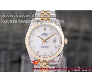 DATEJUST 40MM 18K YG WRAPPED 3A BEST EDITION WHITE MOP DIAL ON NEW VERSION JUBILEE BRACELET
